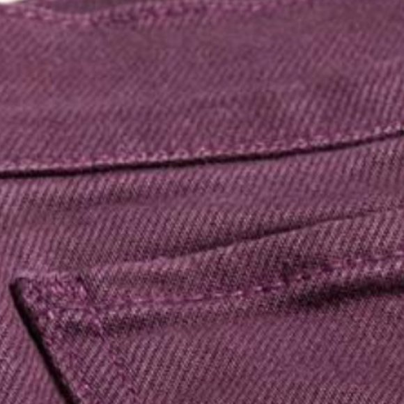 3x1 NYC Burgundy Wide Leg Jeans - Picture 4 of 5